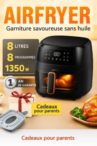 Air Fryer multifonction 8L