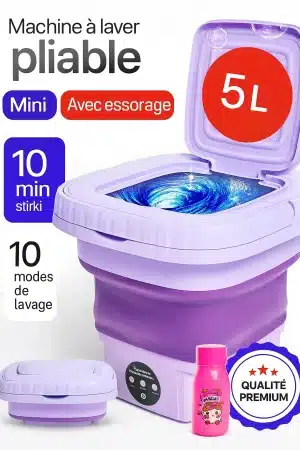 Machine à laver pliable 5L