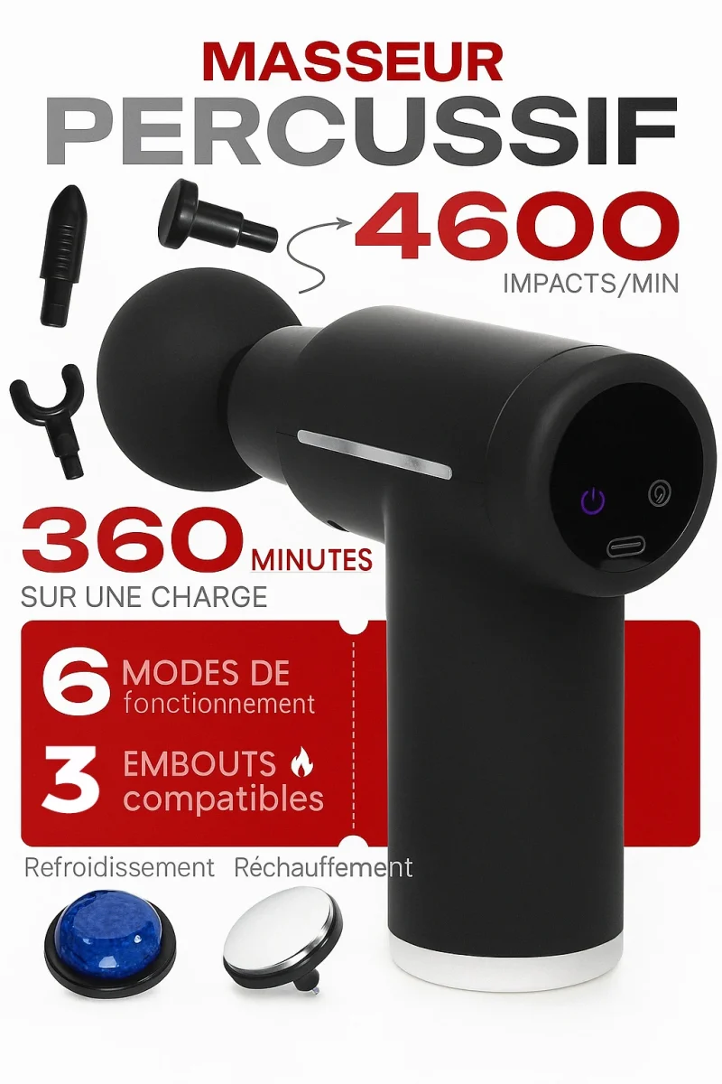 Pistolet de massage à percussion 1