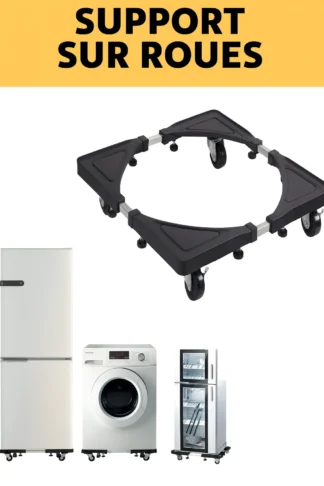 Support à roulettes réglable pour appareils électroménagers