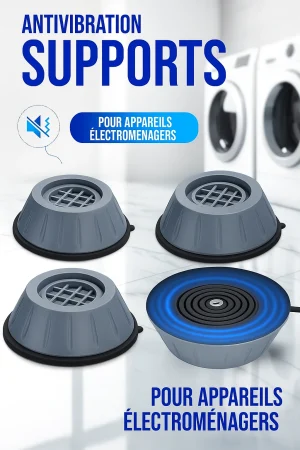 4 pièces Supports anti-vibrations