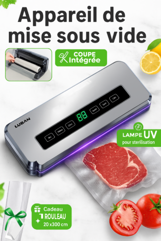 Machine sous vide pour Aliments avec soudure et cutter:
